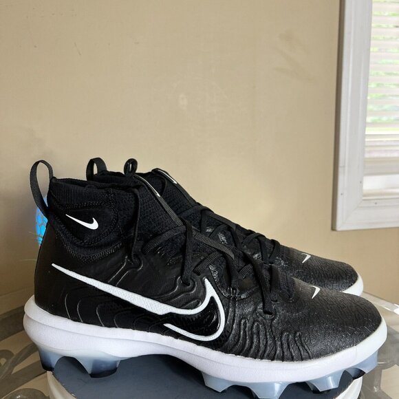 Nike Alpha Huarache NXT MCS Baseball Cleats Molded Mens Size‎ 12 Black New! - Picture 5 of 8